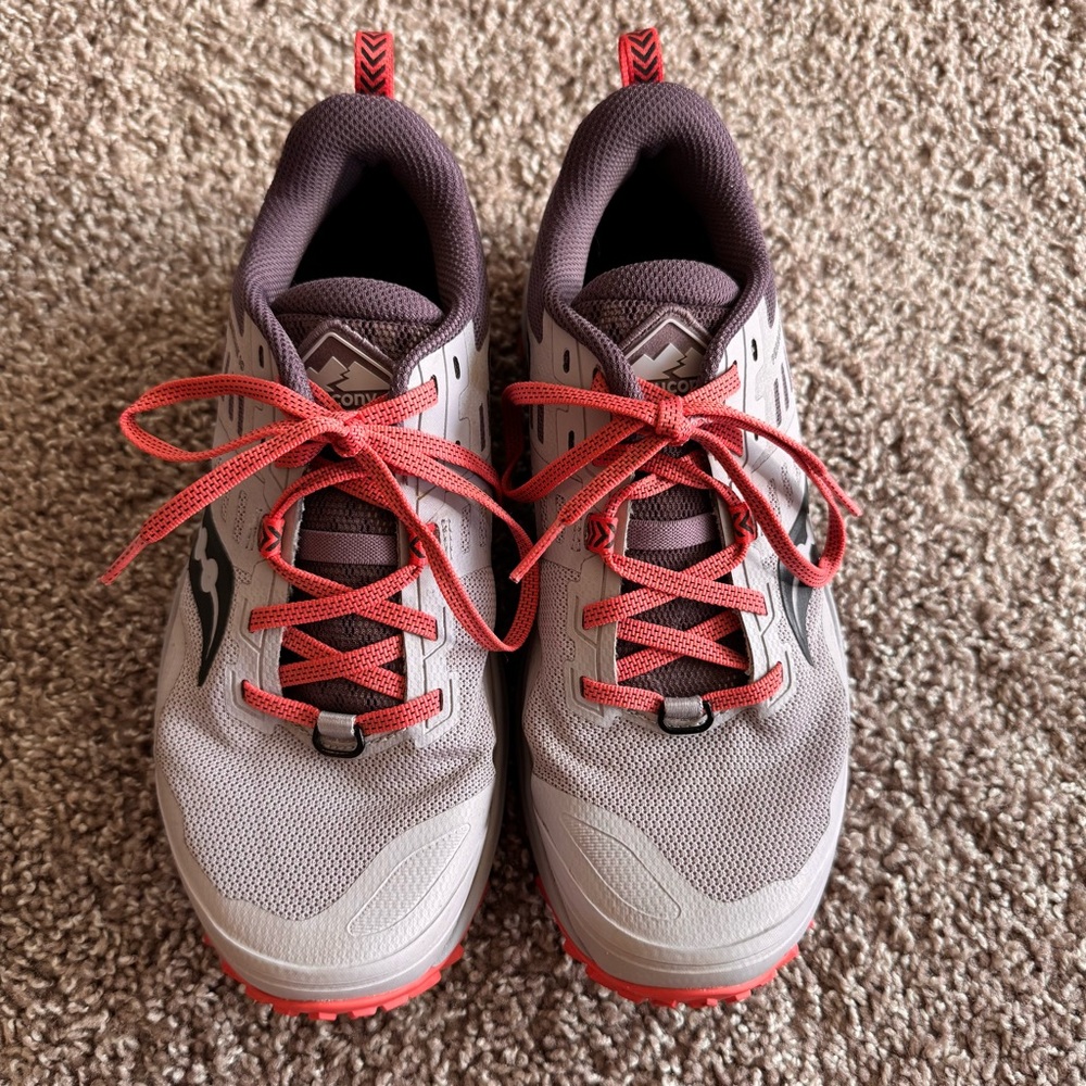 Saucony Peregrine 10 Sneakers Women’s Size 8.5 Dusk Grey - Picture 3 of 10